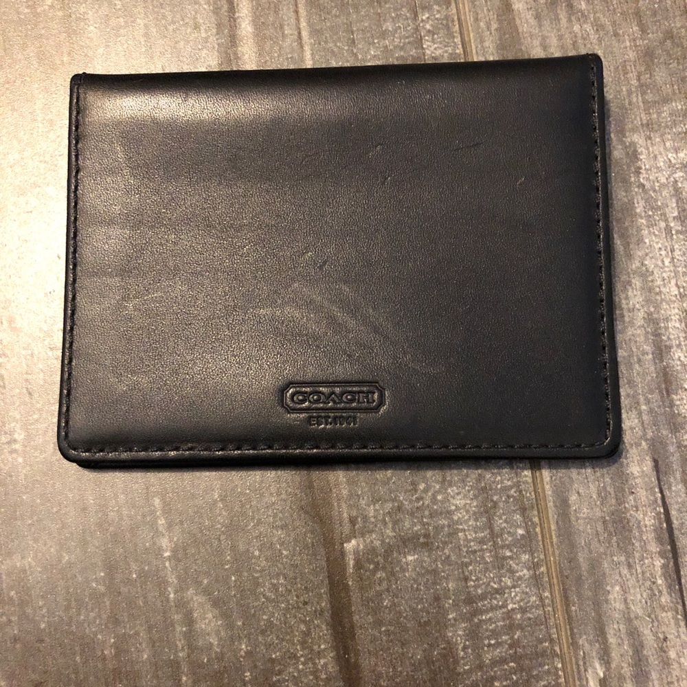 Coach ID card holder
